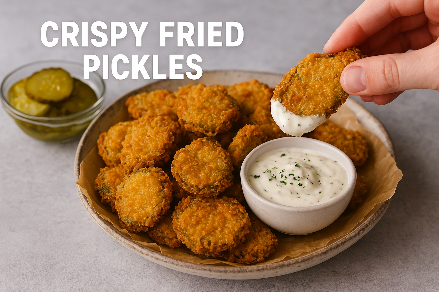 Irresistible Crispy Fried Pickles with Creamy Dip – The Ultimate Snack You’ll Crave